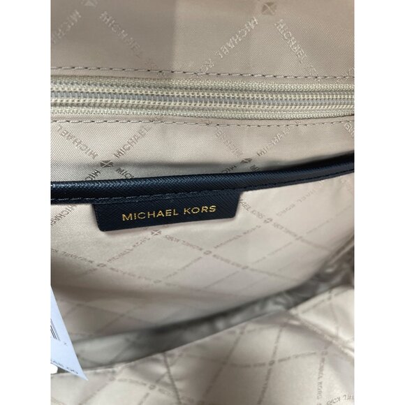 Michael Kors Morgan Truffle Brown Canvas & Leather MD Backpack SKU 9231 - Picture 12 of 16